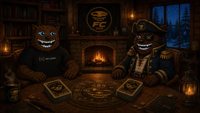 Two Fuzzy players facing off in a multiplayer card match